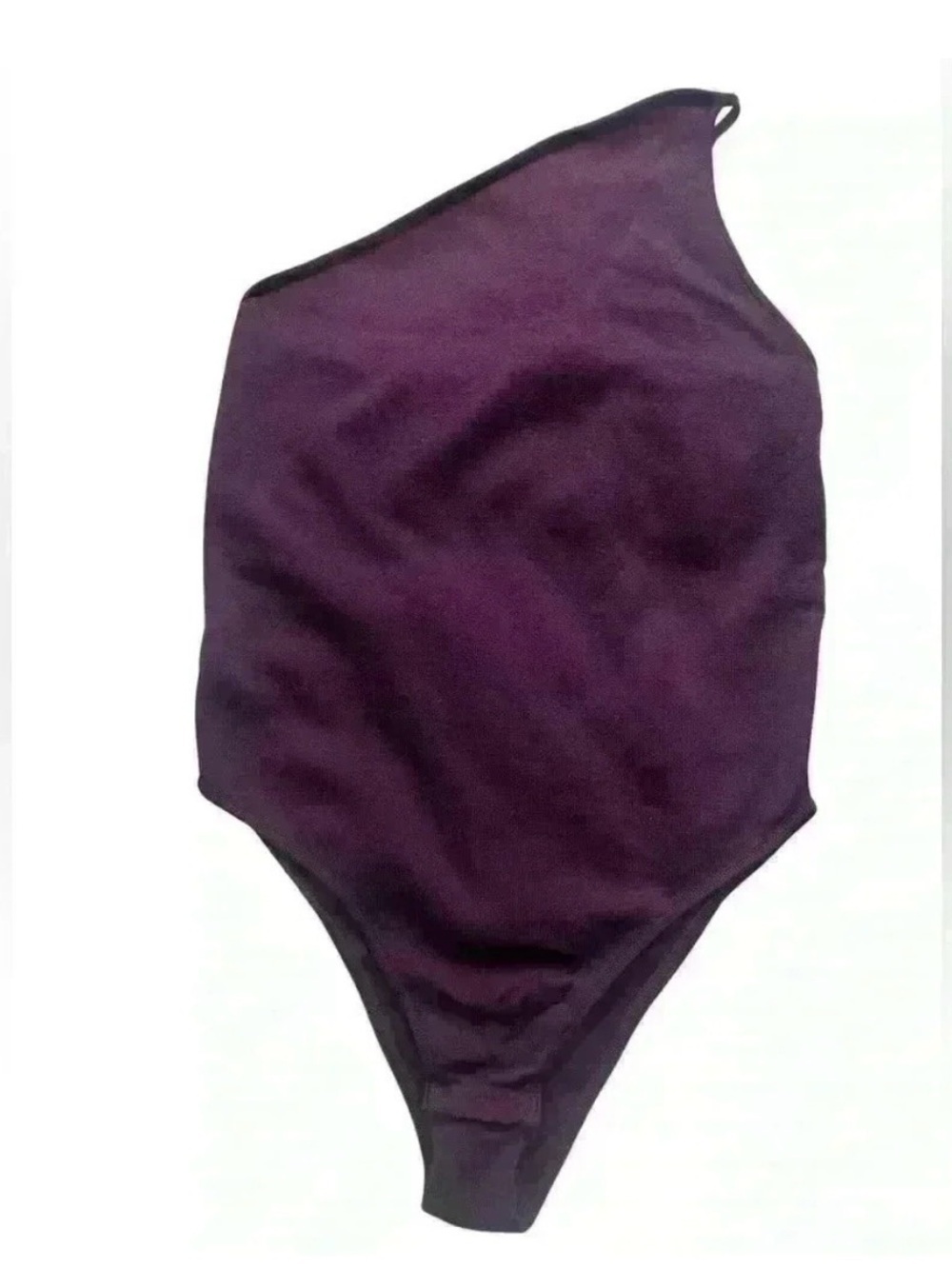 Lara Purple One Shoulder Spaghetti Strap Ribbed
Bodysuit